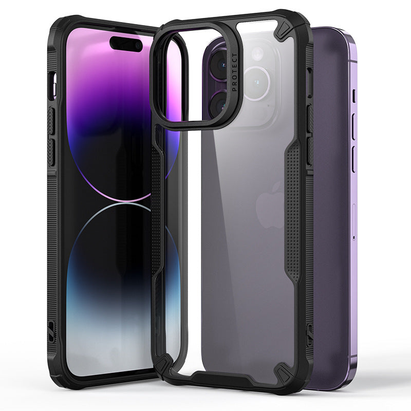 For iPhone 14 Pro Shockproof Four Corners Airbag TPU PC Transparent Back Case Anti-slip Phone Cover For iPhone 14 Pro Shockproof Four Corners Airbag TPU PC Transparent Back Case Anti-slip Phone Cover